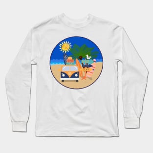 Vacation At the Beach! Sun, Sand and Surf Long Sleeve T-Shirt